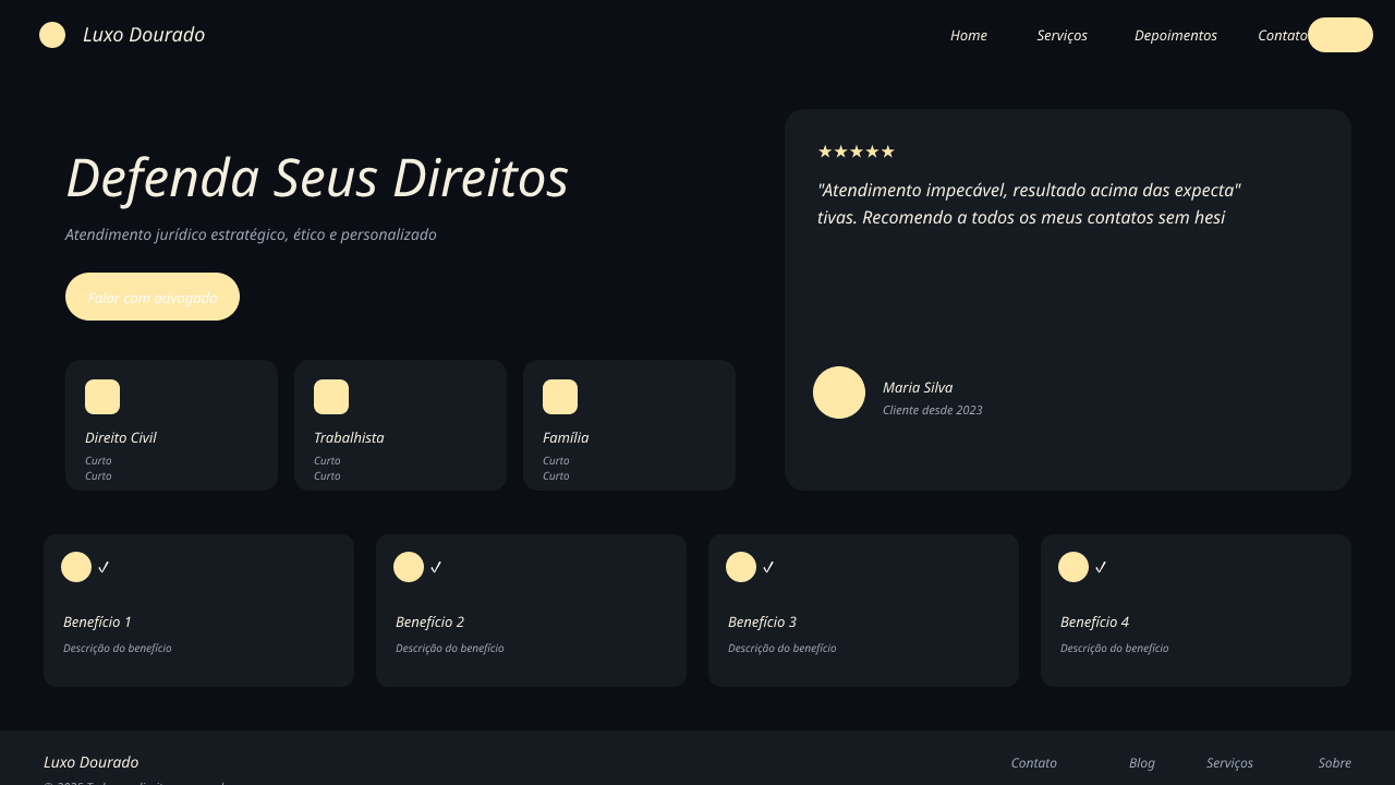 Luxo Dourado
