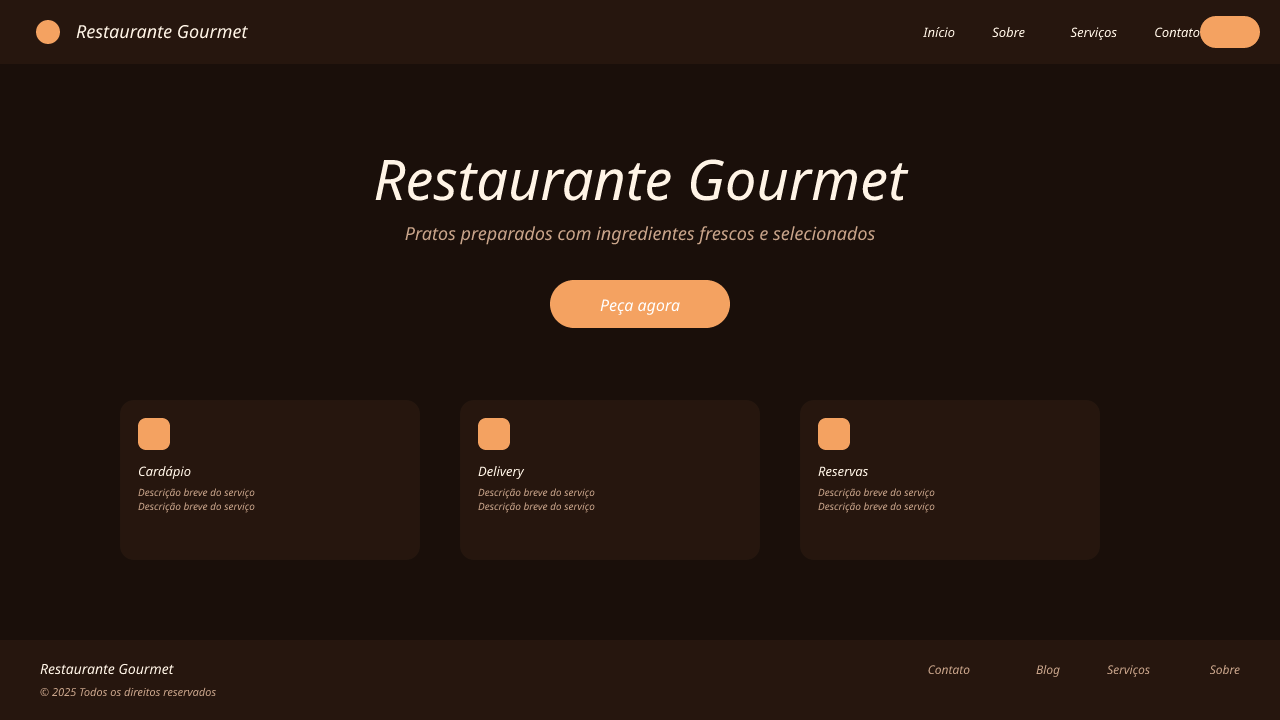 Restaurante Gourmet