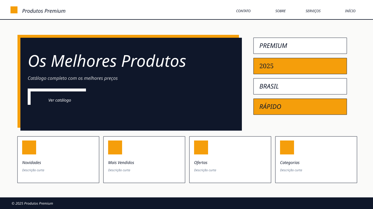 Produtos Premium