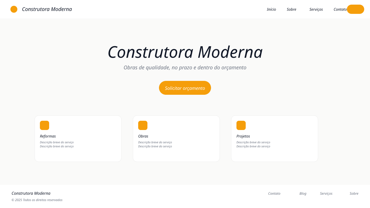 Construtora Moderna