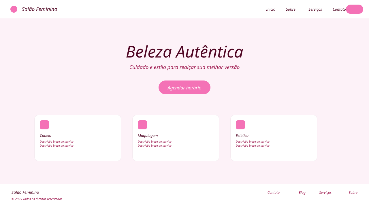 Salão Feminino
