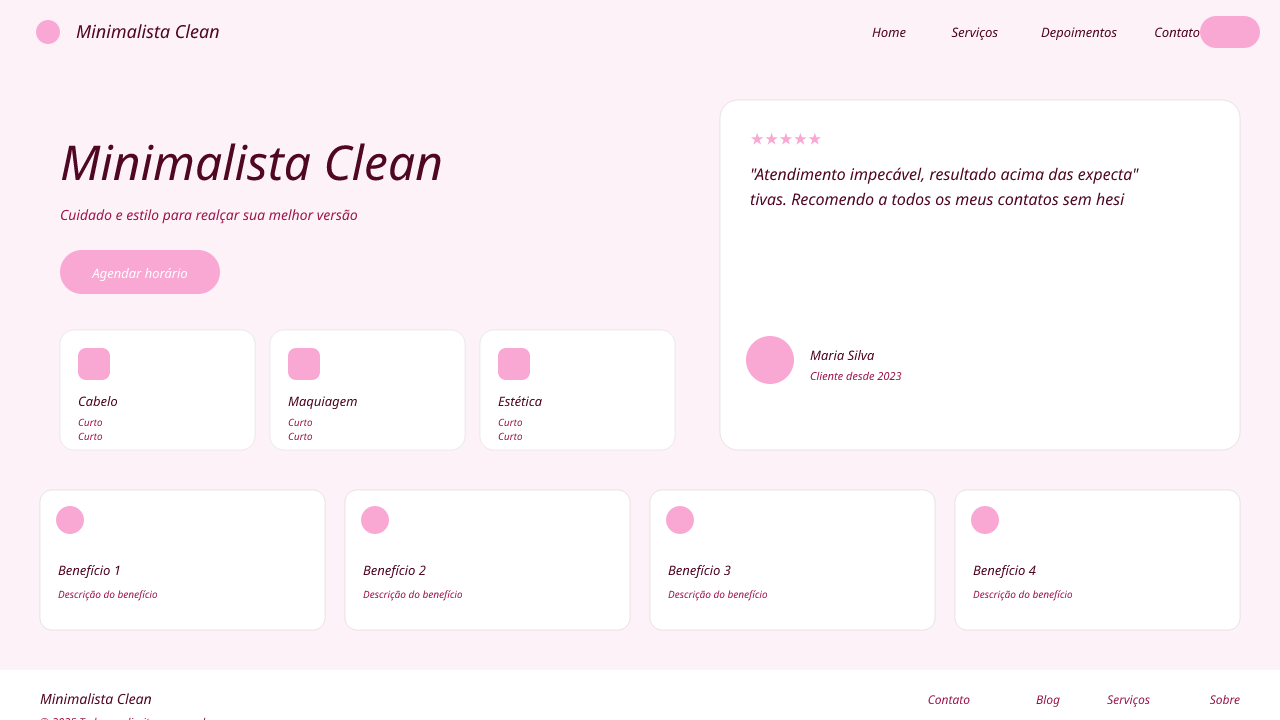 Minimalista Clean